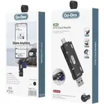 Go Des GD-DK108 3 In 1 Type-C Input Otg Memory Card Reader.
